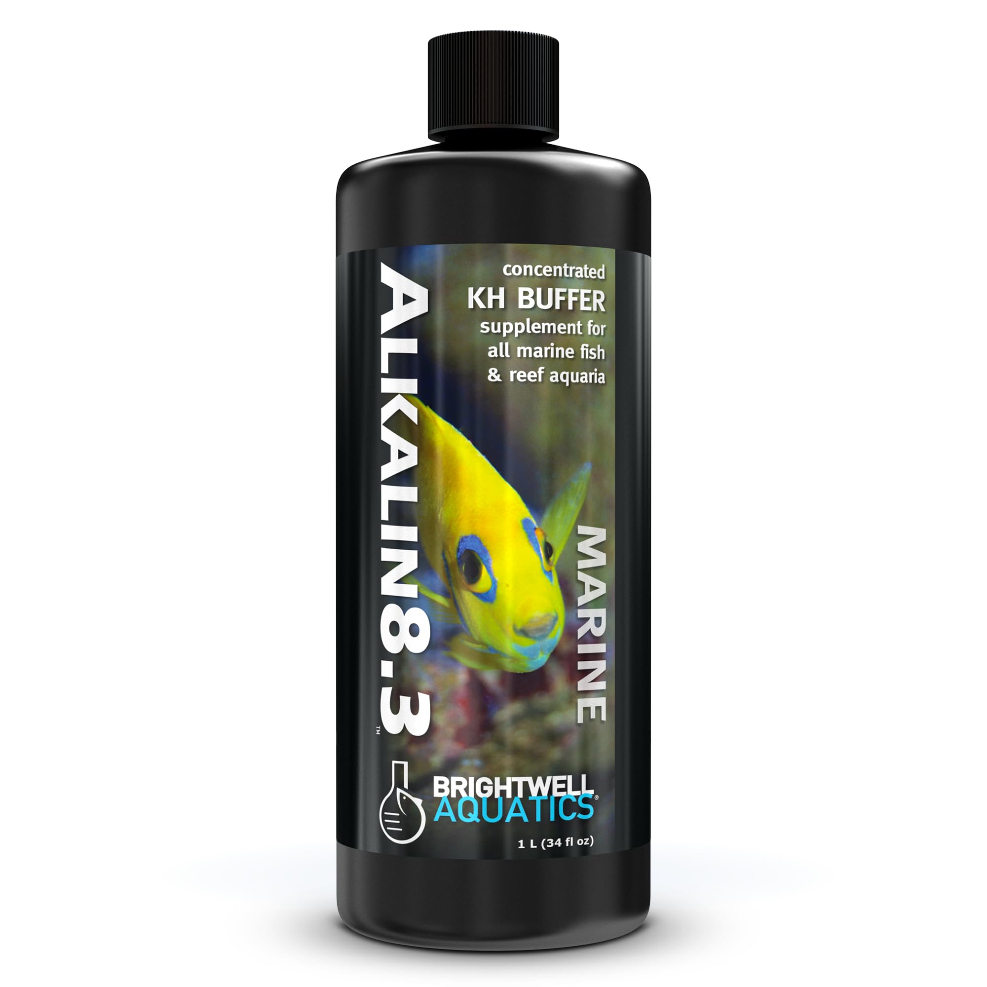 Brightwell Aquatics - Alkalin8.3 Concentrated KH Buffer Supplement - for All Marine Fish and Reef Aquaria - Aquarium Water Treatments, 33.8 fl oz