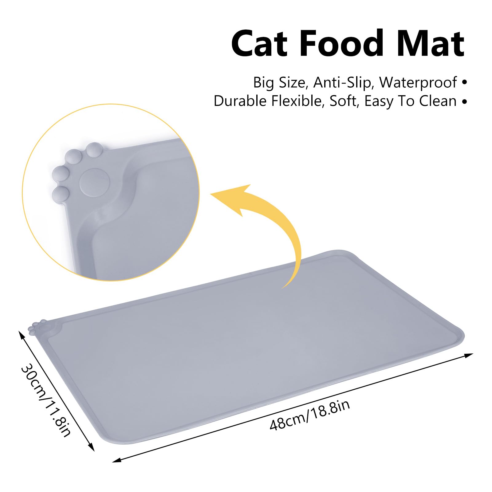 Yamitora Katzen Napf 3er Set,Katzen Futternapf Erhöht Keramik Einzeln mit Unterlage Hunde Erhöhter Katzenschale Fressnapf Katze Porzellan Futter und Wasserspender Katzen Napfset Edelstahl(Schwarz)
