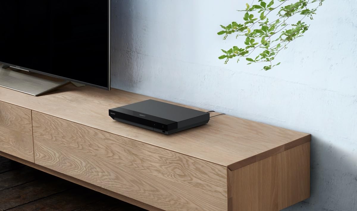 Sony Reproductor de BLU-Ray UBP-X700 4K Ultra HD: Audio de Alta resolución, HDR10, Dolby Vision, BT.2020, Conversión Ascendente Avanzada, Reproductor Universal, HDMI y SPDIF coaxial, Fácil de Usar