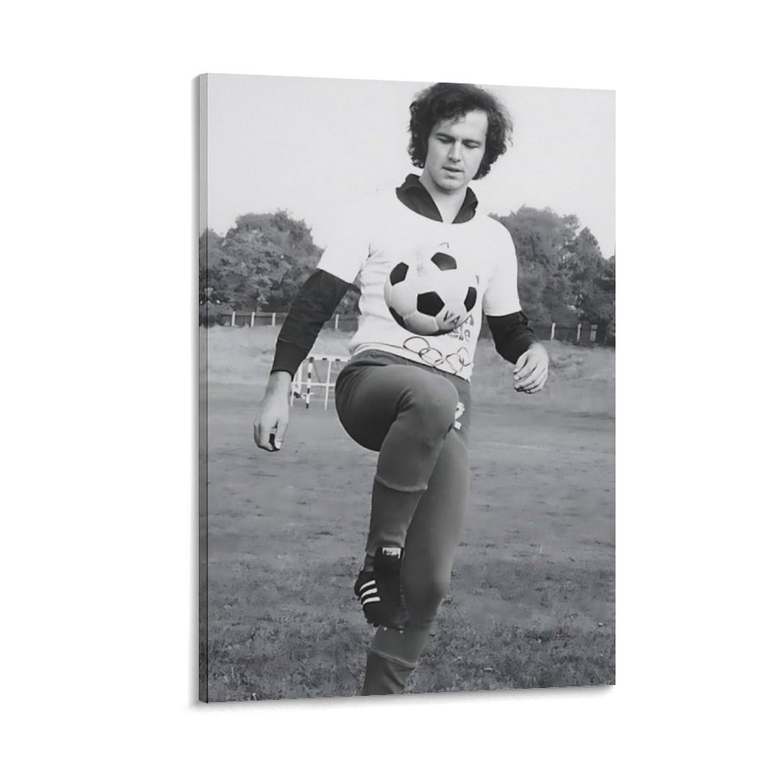 FCOIN Franz Beckenbauer Canvas Poster Print Photo Art Painting Canvas Poster Home Modern Decor Posters 12x18inch(30x45cm)