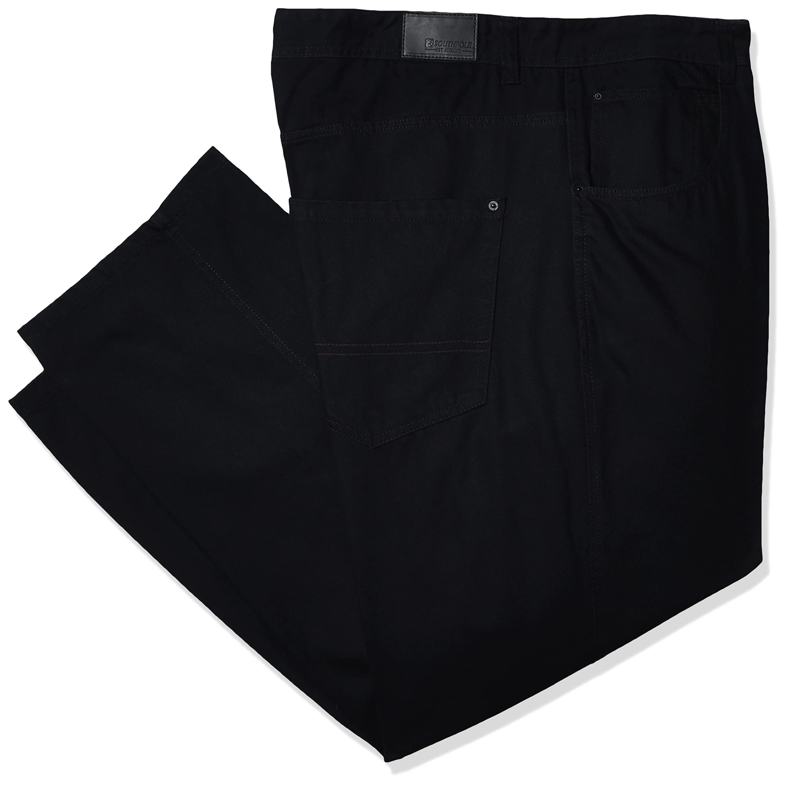 SouthpoleMen's Straight Relaxed-Fit Cross Hatch Denim, Medium Sand Blast, Medium Sand Blast