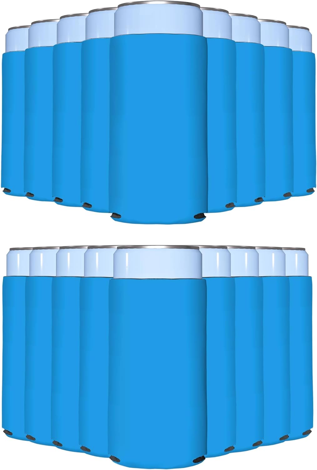 Robin Egg Blue Slim Can Cooler Sleeves