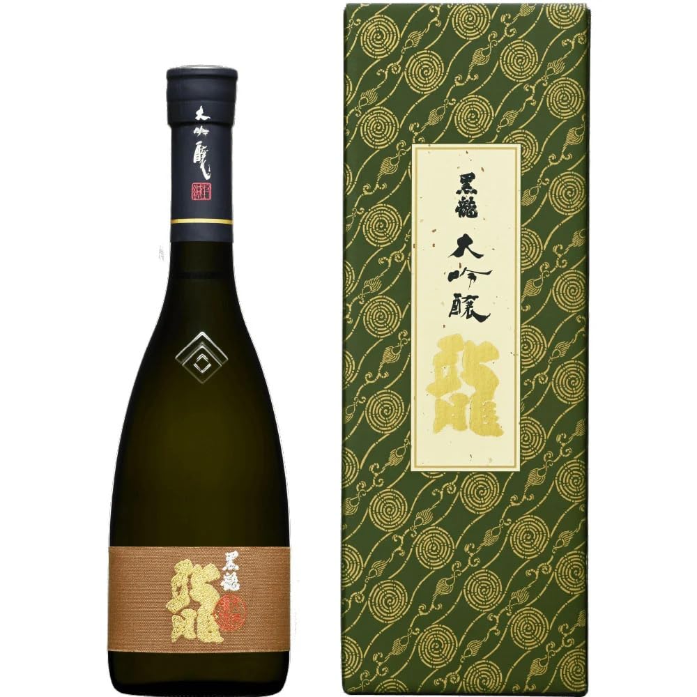 Amazon.co.jp: 黒龍 大吟醸 龍 箱付き 720ml 16度 クール便 : 食品
