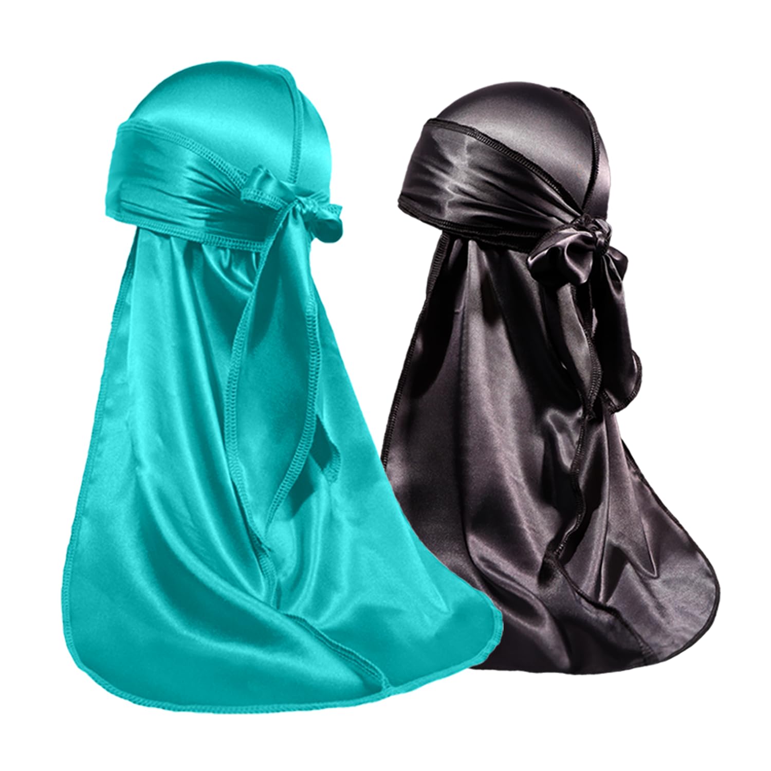 ForceWave 2 PCS Silky Satin Baby Durags for Boys Girls Infant