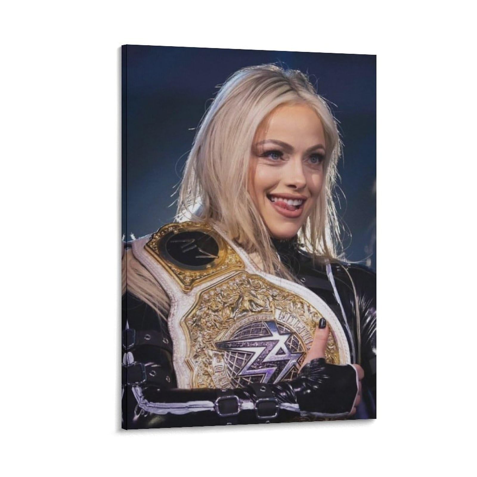 FCOIN Liv Morgan Canvas Poster Canvas Art Poster And Wall Art Picture Print Modern Family Decor Posters 12x18inch(30x45cm)