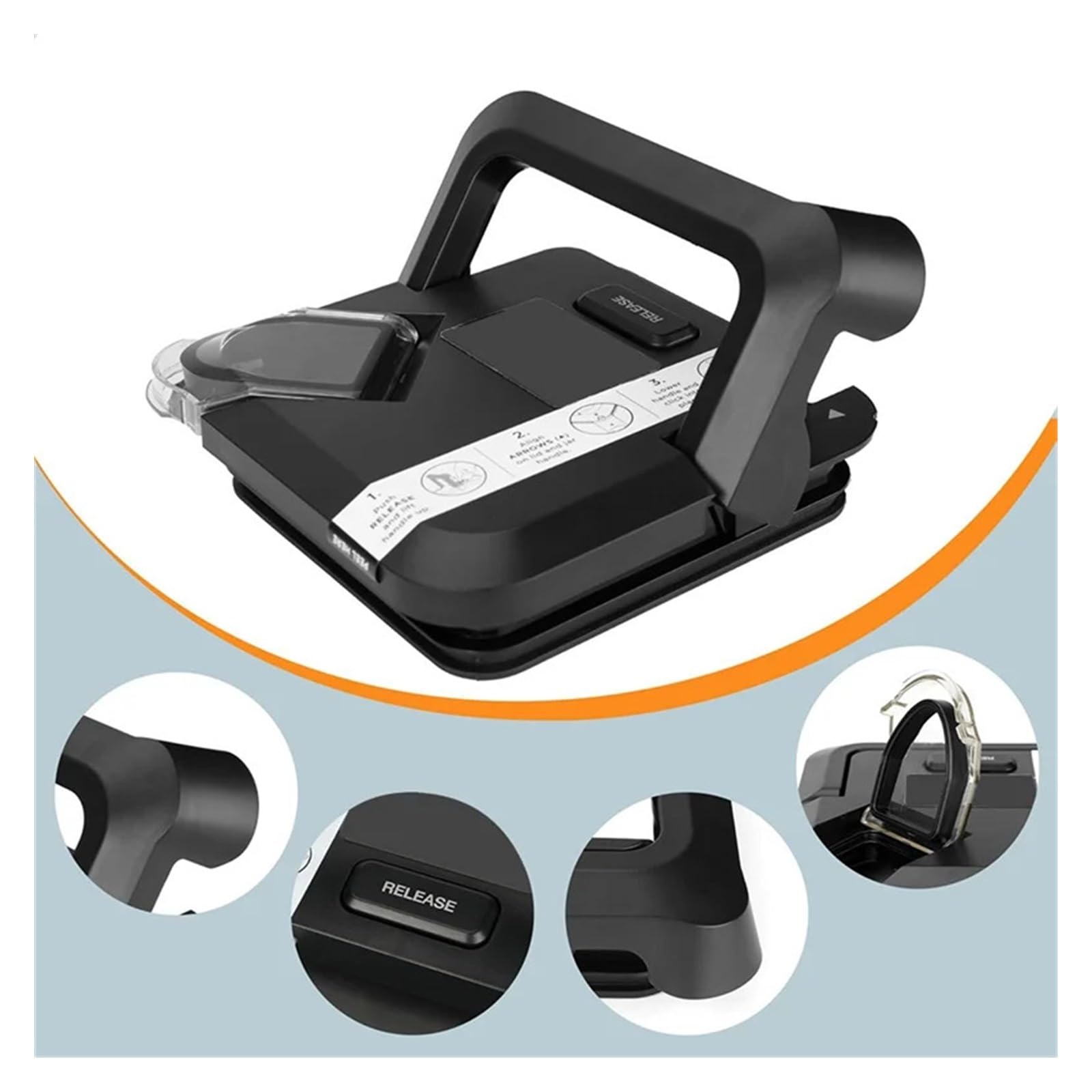 Couvercle Verrouillable A01V, Compatible Avec Les Pichets Ninja XL De 72 Oz, Couvercle Supérieur Carré For BL610, BL710WM Et BN701 (couvercle Uniquement)