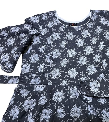Image of DUMMY SHAPE Feeding Kurtis for Women Cotton Rayon | Printed Pregnancy Flare Kurta with Nursing Zippers to Pre & Post Partum | Maternity Dresses | Gifts for Pregnant Woman