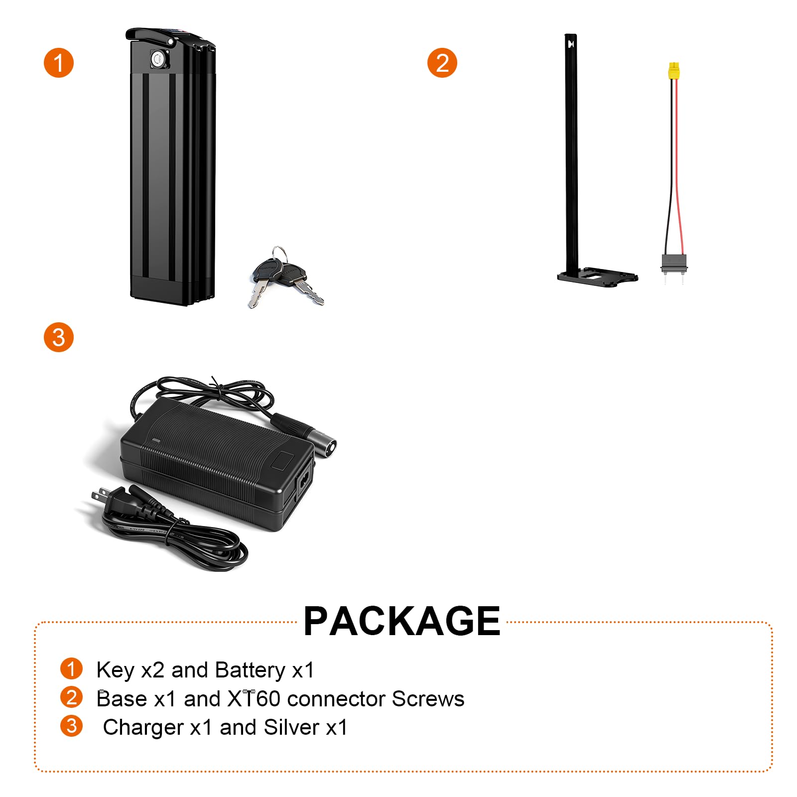 LG/Cell Batteria bici elettrica 36V 17.5 Ah per bici pieghevole 250W 500W