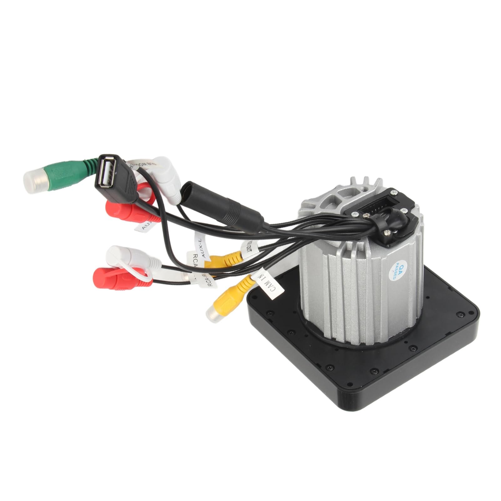Tbest Marine Boot Radio Stereo MP3 MP5 Media Player Wasserdichter Verlustfreier Musikempfänger für Yachten Fahrzeuge Aluminiumlegierung ABS