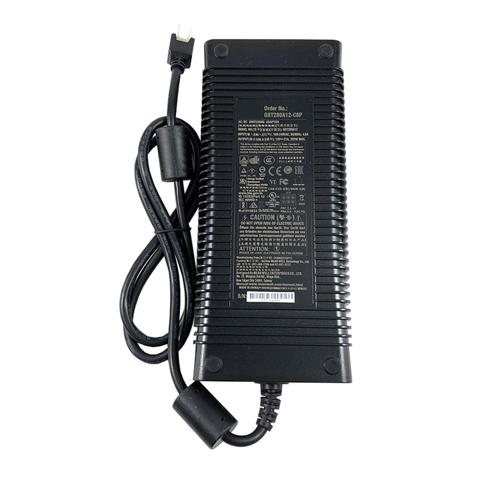 Adaptateur secteur 12V 21A GST280A12-C6P bloc d'alimentation de bureau 252W