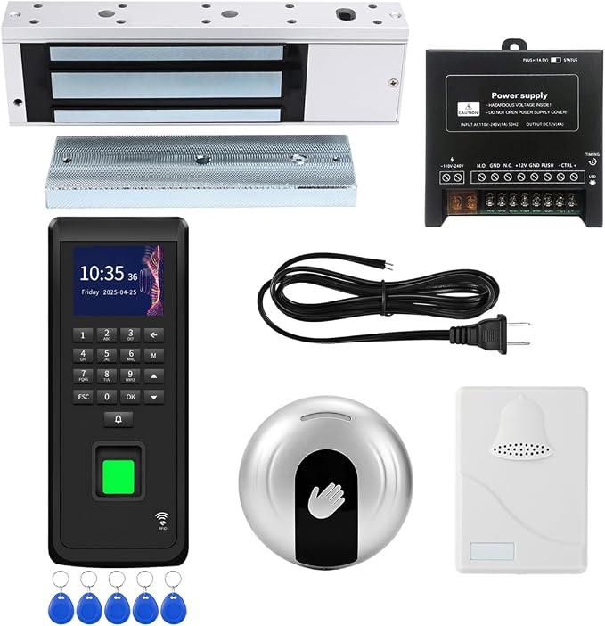 Amazon.com: Biometric Access Control System with Fingerprint Scanner ...