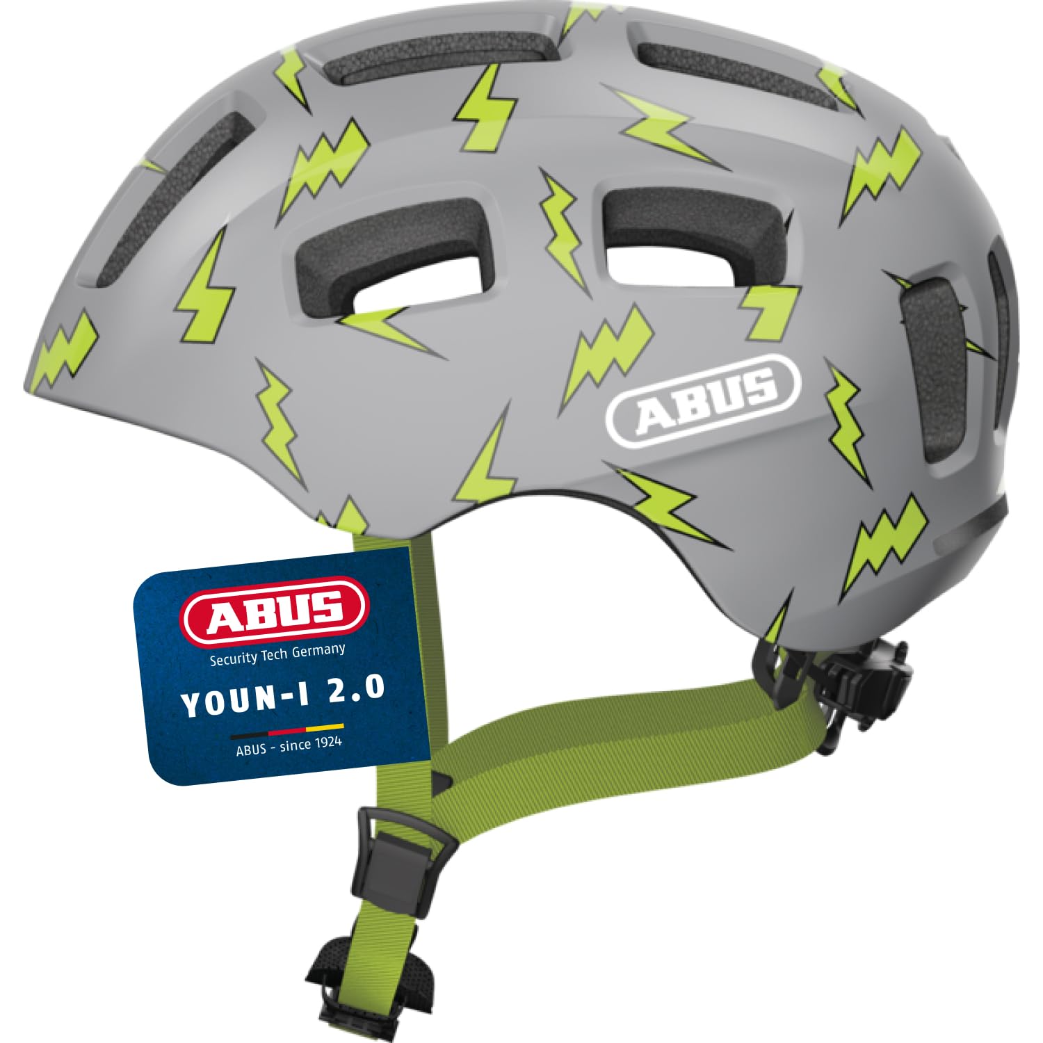 Casco de bicicleta ABUS Youn-I 2.0 - Con luz para niños, adolescentes y jóvenes - Para niña y niño