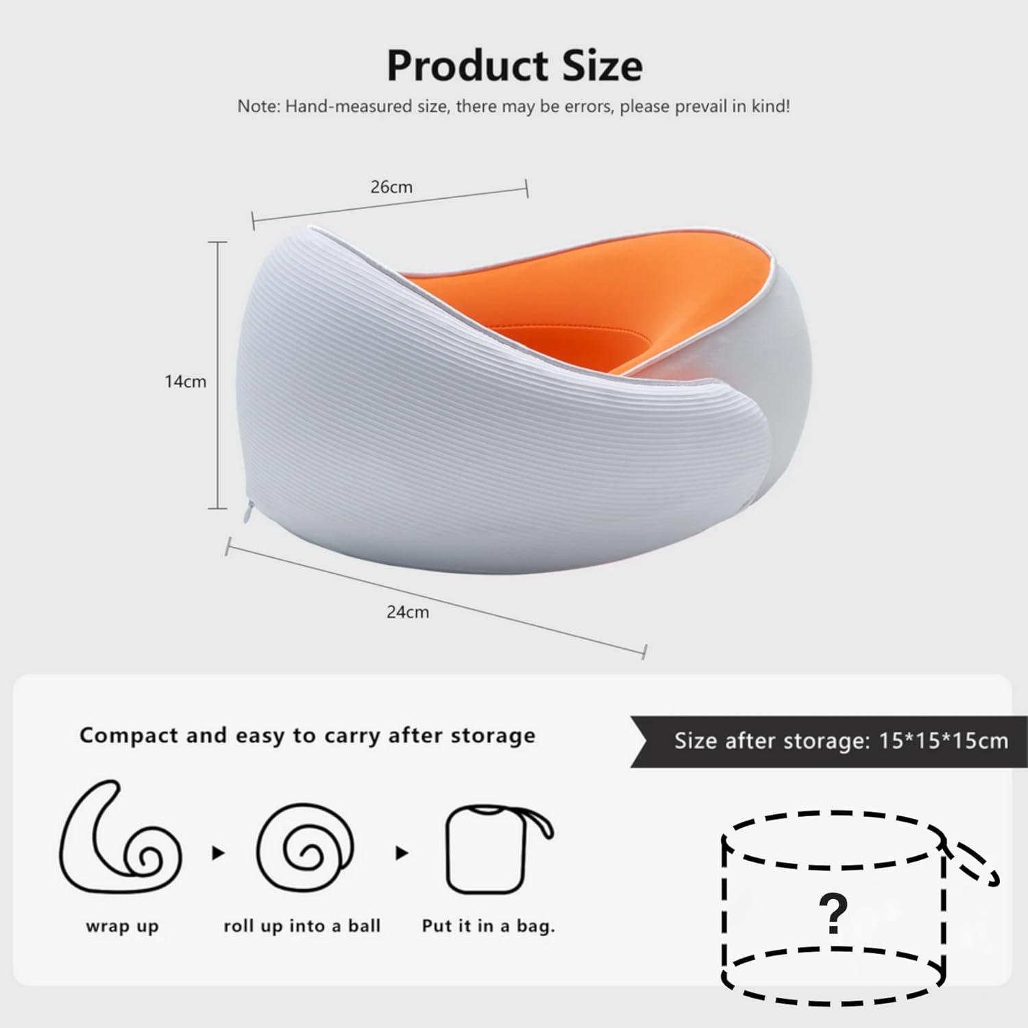 premium travel neck pillow