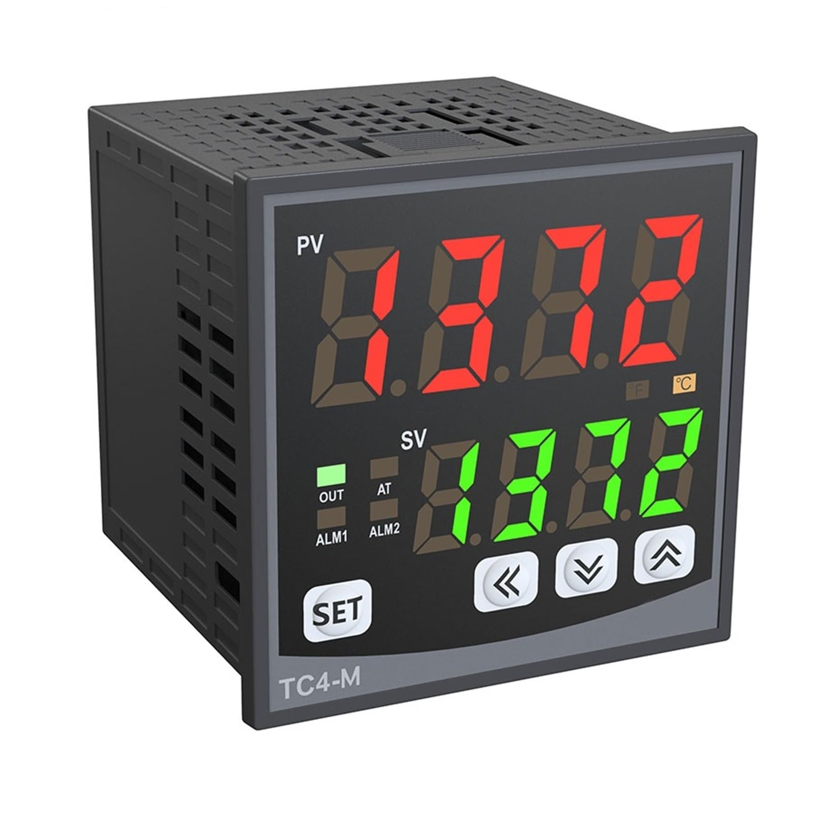 Controlador de temperatura del termostato PID digital TC4, control de temperatura de calefacción de 220V(48x48 Relay and SSR)