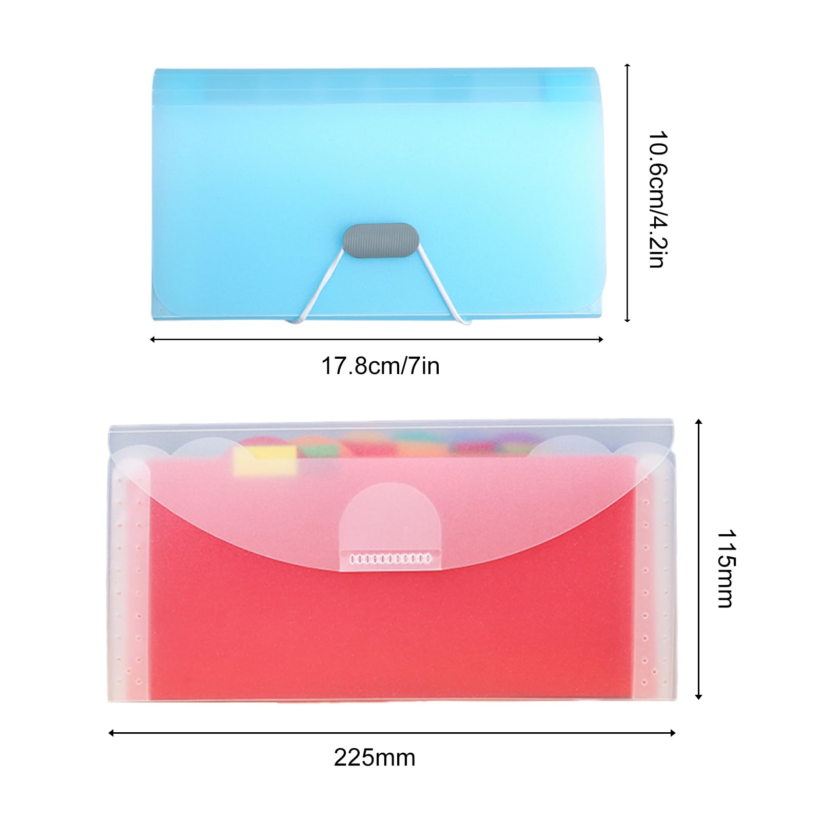 Expanding Ticket Folders, 5 Pack Expanding File Folder - Image 2