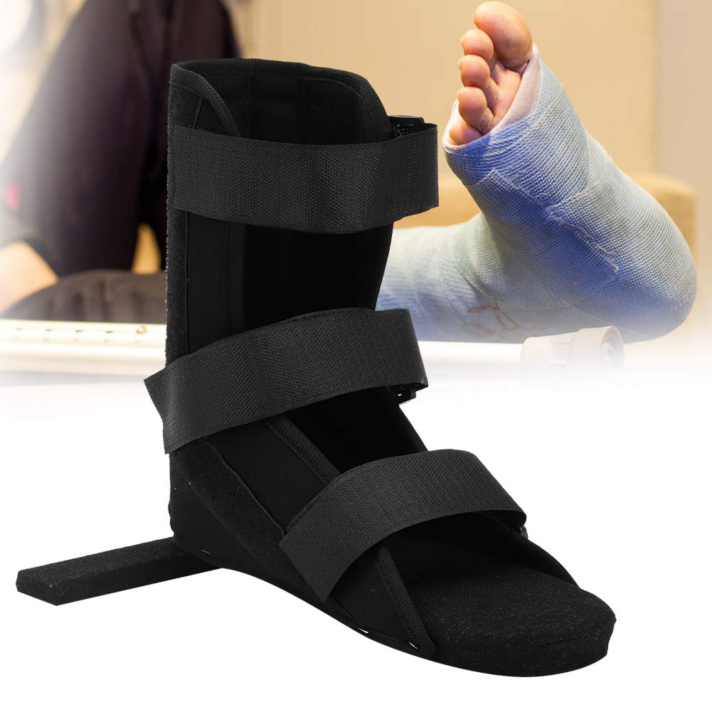Professional Foot Fracture Boot for Ankle Support and Joint Immobilization Adjustable Walking Brace for Sprain Recovery (Medium, Black) - Image 4