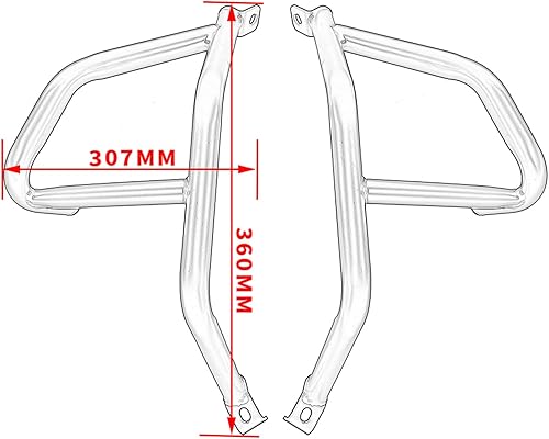Miniatura 9 de Protector de motor de motocicleta, barra de choque de carretera para Ninja 500 2024-2026 Ninja400 2018-2026 Ninja250 2018-2021 2018-2021 Marco de