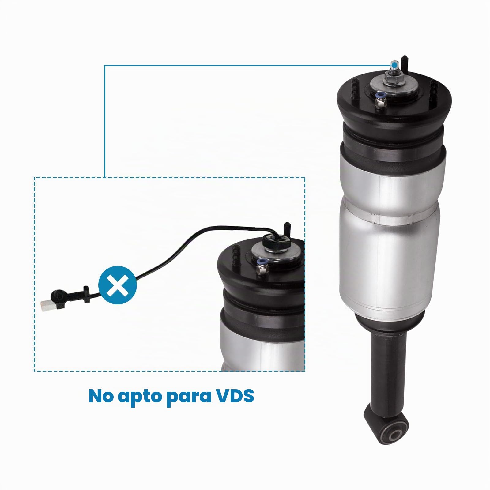 maXpeedingrods 2x Suspensión neumática Struts para Range-Rover Sport 05-13 Discovery III IV RNB501610, suspensión neumática para Land-Rover Discovery LR3 L319