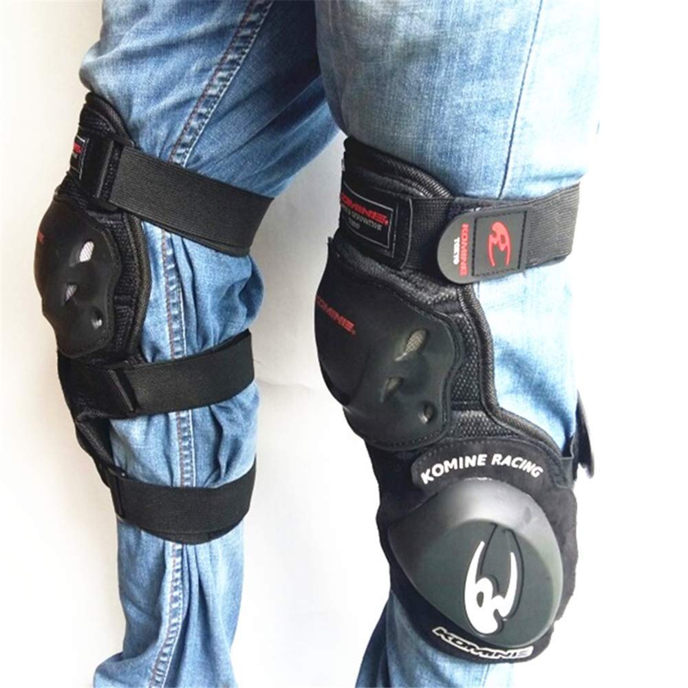 IN THE DISTANCE Ginocchiera moto professionale Genouillèrekomine Protective Road Racing Dedicated Curved Grinding Block Slider Racing Plus Bend Ginocchiere, A
