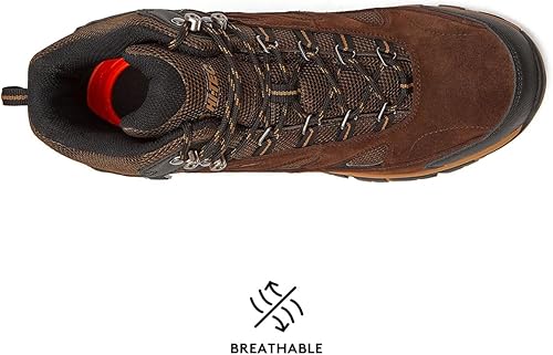 Miniatura 4 de HI-TEC Yosemite WP - Botas de senderismo impermeables para hombre, ligeras, transpirables, para exteriores, zapatos de senderismo