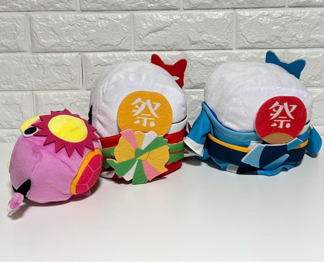 Amazon.co.jp: 激イチナナぬいぐるみ 夏祭りベイビー 赤青2体＋