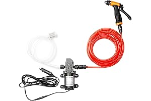 Portable 12V Car Pressure Washer, Electric Car Washer Pump for Car, Home, Garden Cleaning