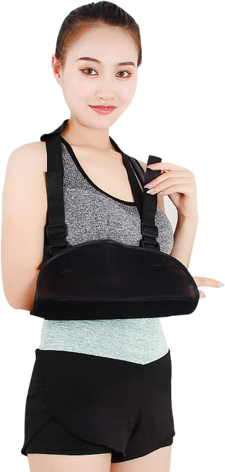 Arm Support Brace Arm Sling Shoulder Immobilizer Adjustable Arm Support Brace Wrist Sprain Forearm Fracture For Broken Arm Wrist Elbow Shoulder Reduce Pain And Ligament Fixation Comfortable
