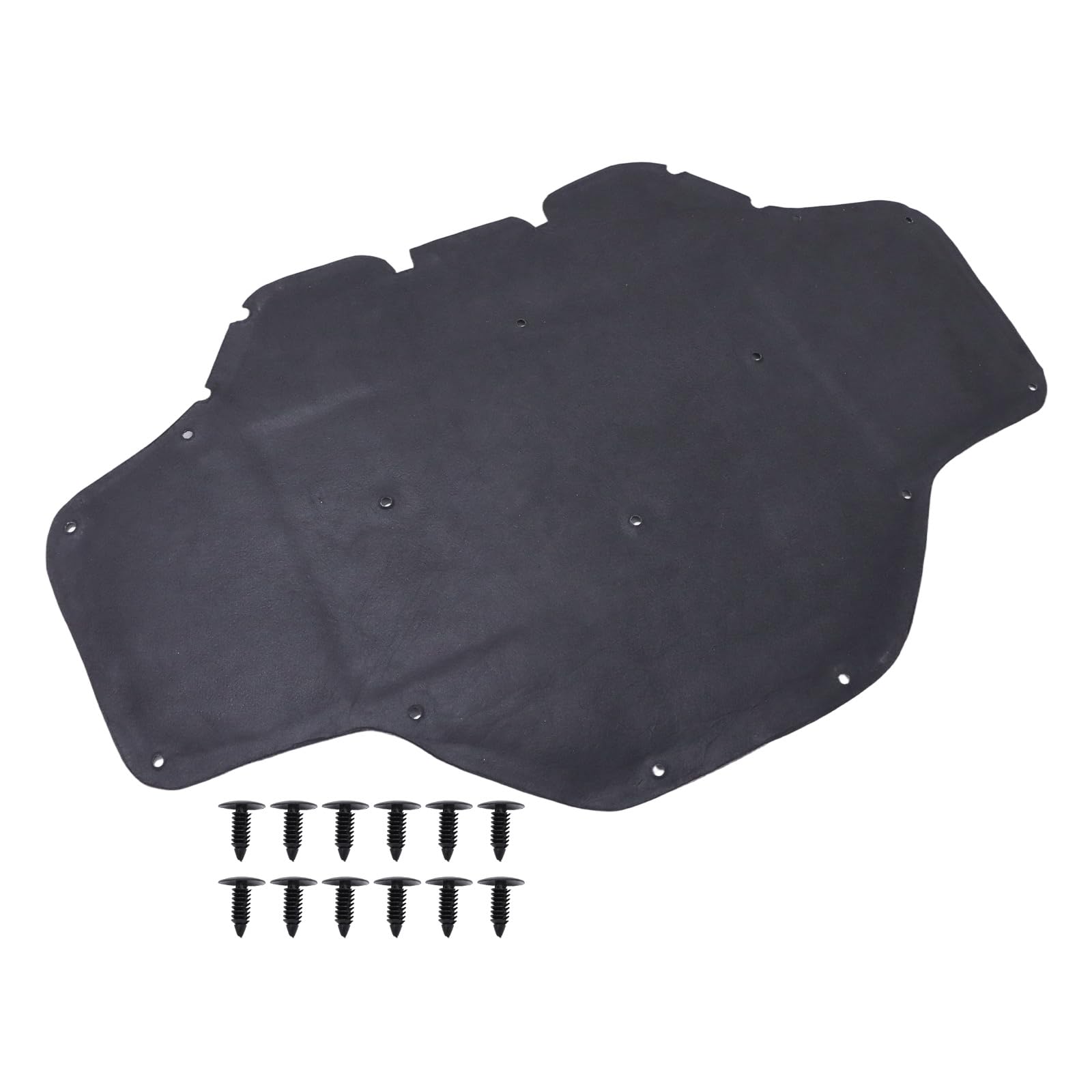 Motorhaubendämmung Dämmmatte Dämmung mit Clips Kompatibel mit BMW X3 G01 F97 2017-2025 X4 G02 2018-2025 51487395564