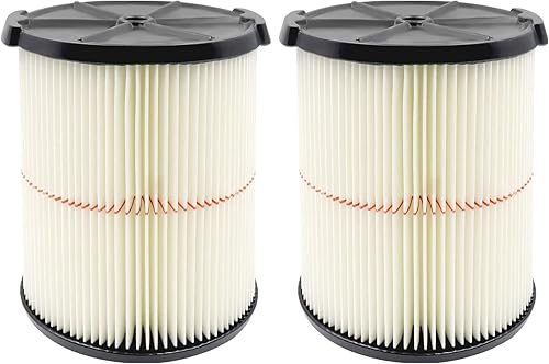 Filtro de cartucho de repuesto para Craftsman 9-38754 Filtro de repuesto para aspiradora en seco húmedo apto para aspiradoras de tienda de 5 a 20