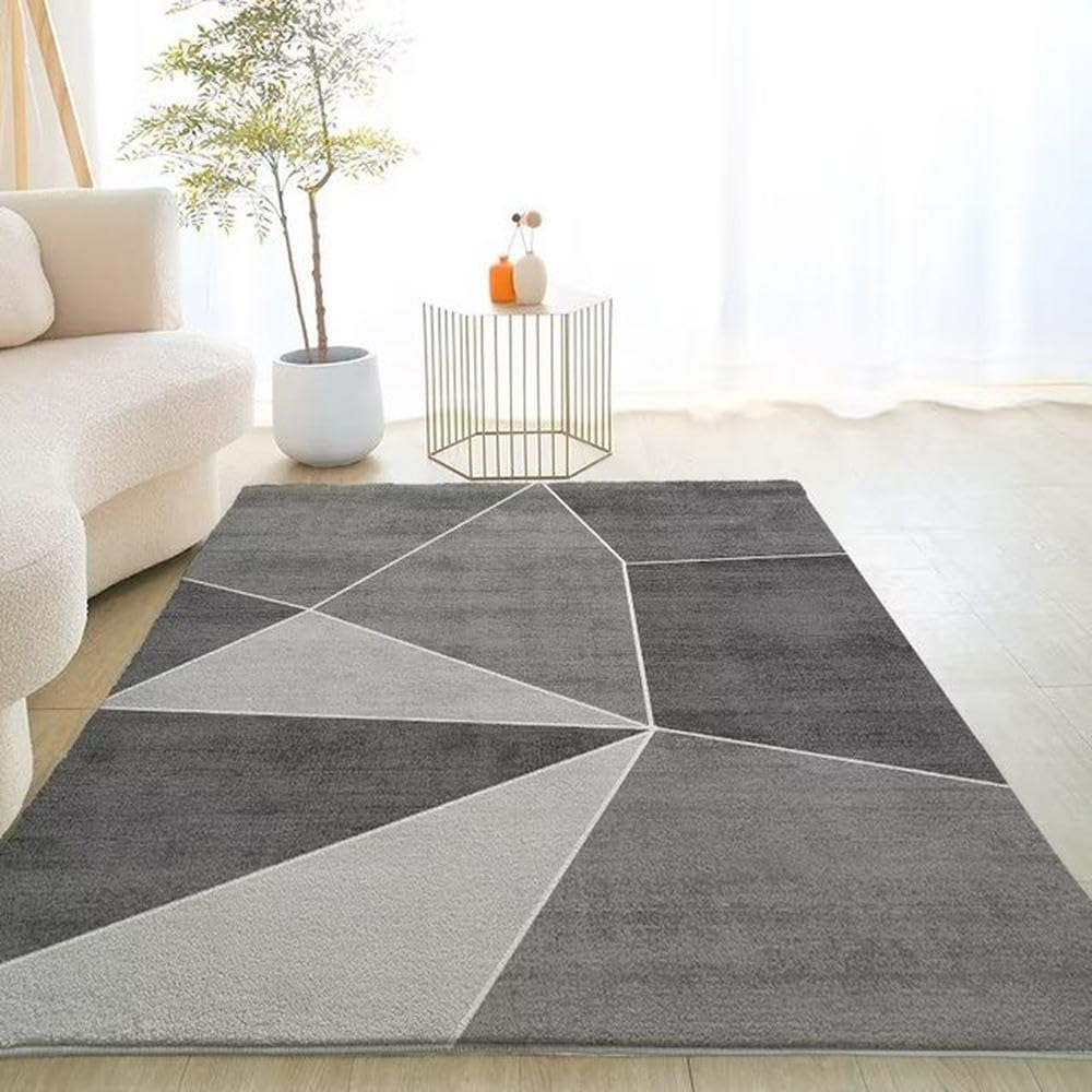 Tapis géométriques grand tapis de décoration en flanelle 160 x 200 cm