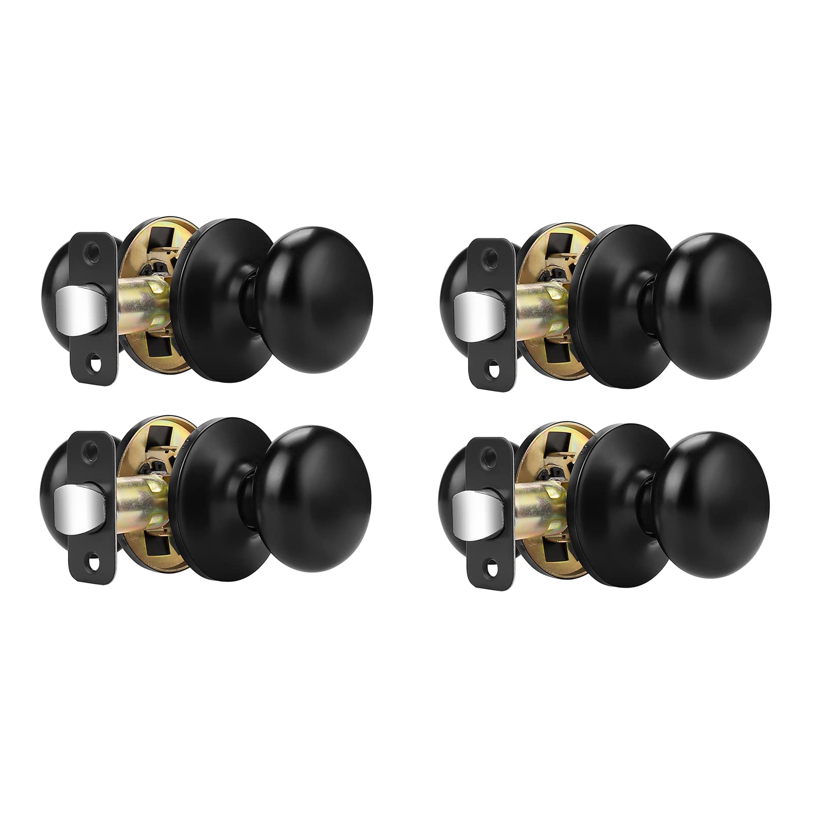 Brushed Nickel Door Knobs - Stainless Steel Interior Passage Knobs -11 Brushed Nickel Door Knobs - Stainless Steel Interior Passage Knobs -11
