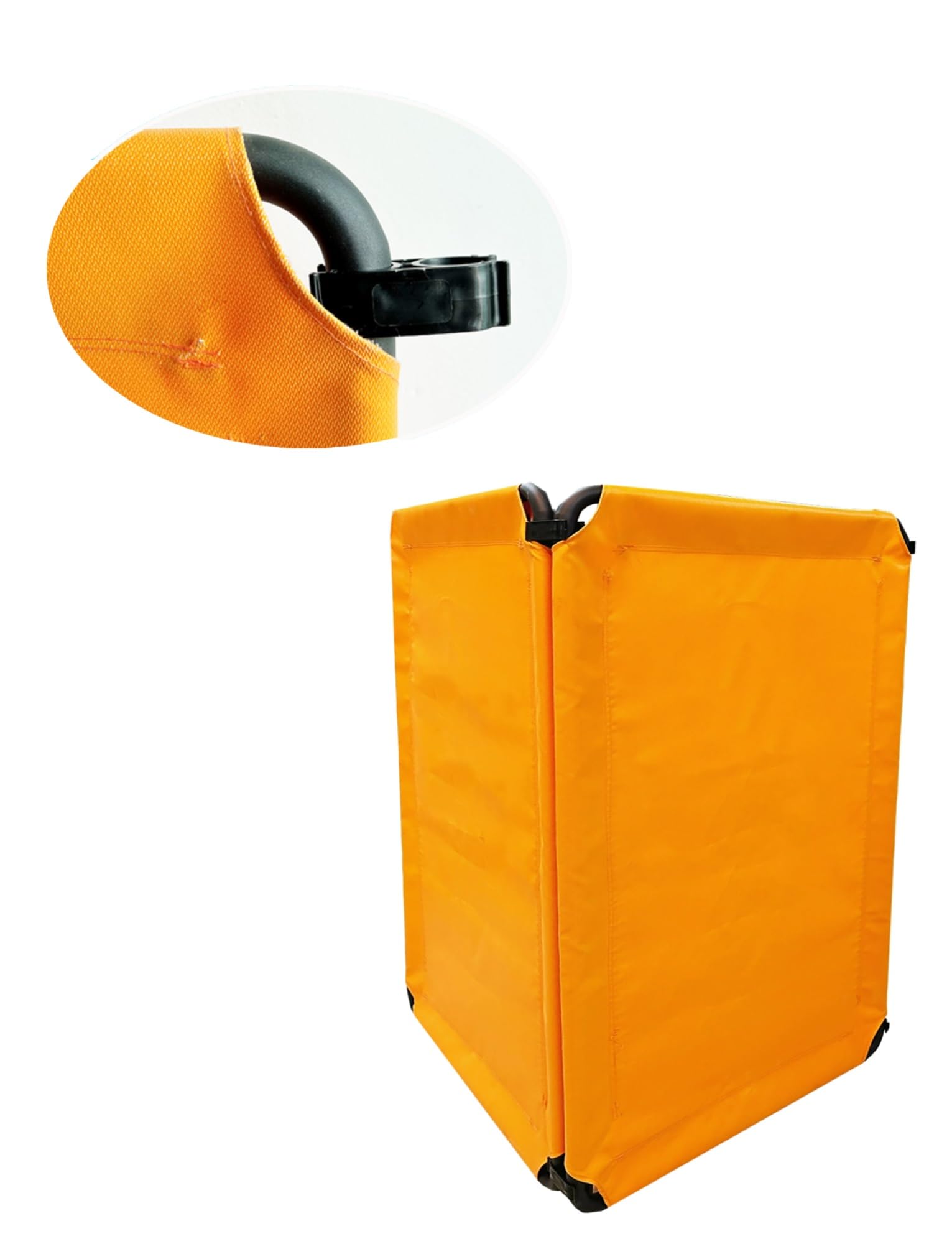 Rideau de soudage avec cadre, écran de soudage mobile résistant au feu, cloison pliable for la protection du travail des métaux et de la découpe(1-pack)