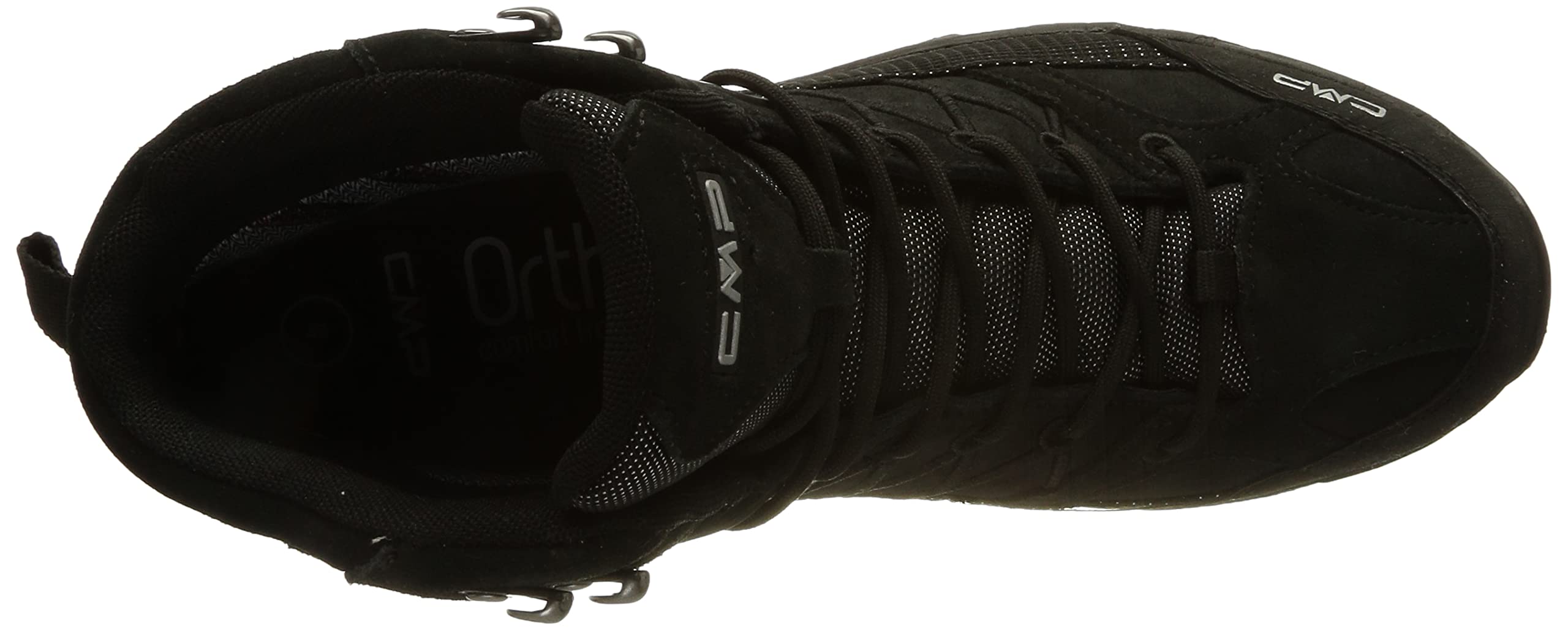 CMP Rigel Mid Trekking Shoes Wp, Scarpe da trekking Uomo, Nero-Nero, 43 EU