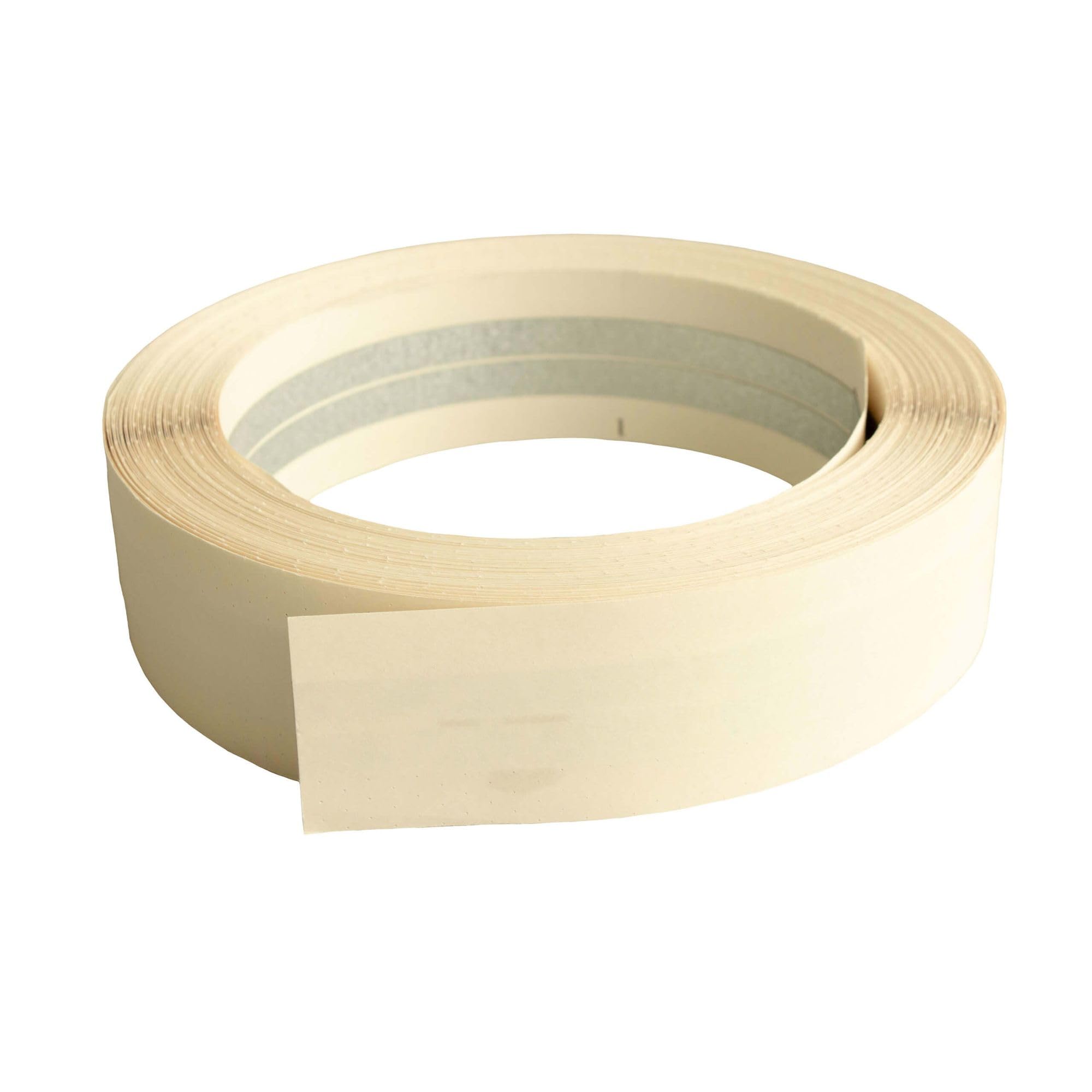 Dalsys Edge Protection Drywall White 5cm x 30m, Corner Protection for plasterboard with rustproof Aluminium zinc Metal Strips