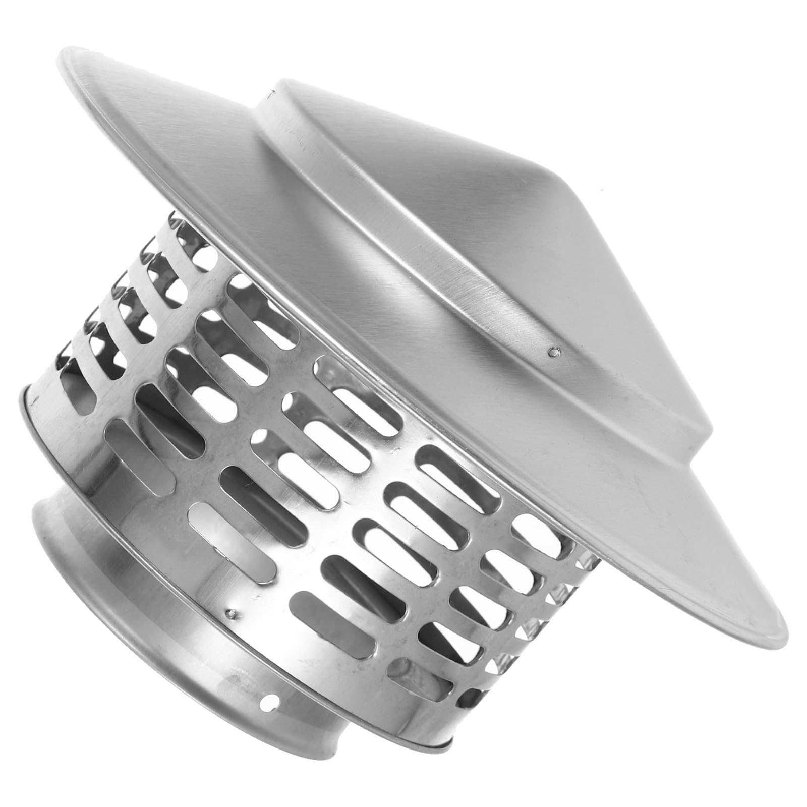 KGLHJDY ULTECHNOVO 304 Stainless Steel Chimney Rainproof Cap 75mm Outdoor Funnel Cover with Roof Vent Protection for Stove and Fireplace Exhaust