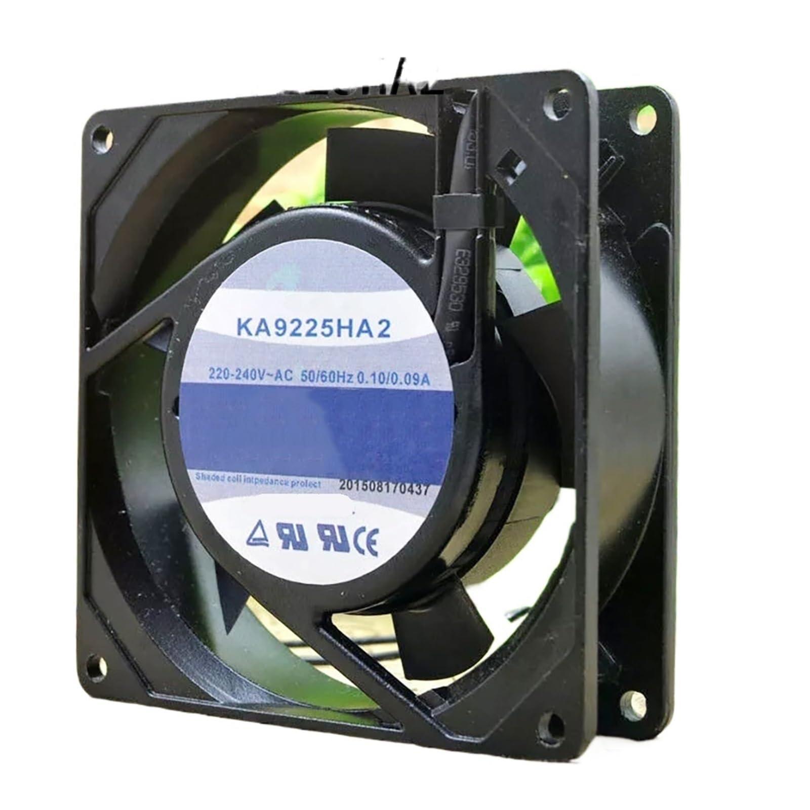 YLPWKMVZ Case cooling Axial flow fan 220/240V 0.10/0.09A KA9225HA2 92 * 92 * 25mm