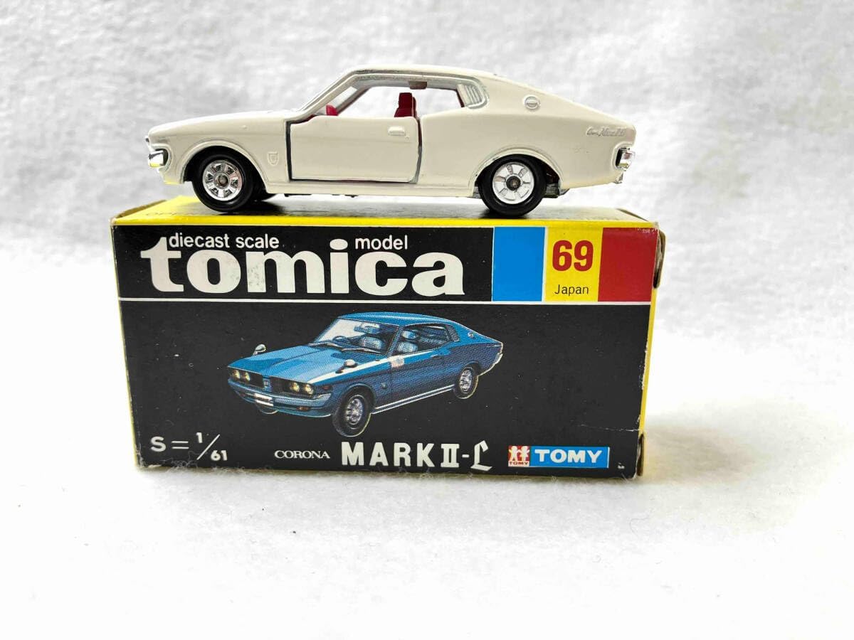 トミカ 日本製 黒箱 69 コロナ マークii 1Eホィール 当時物 絶版