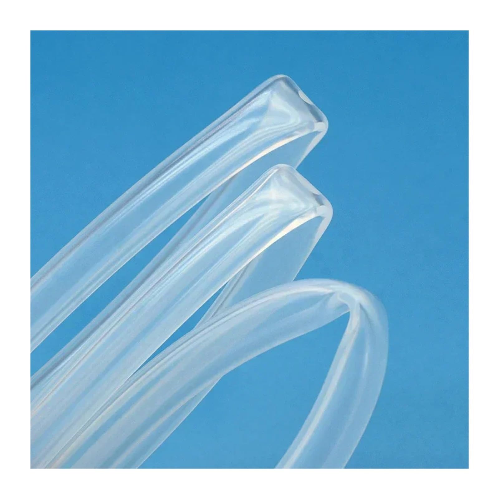 Manguera De Goma Silicona Transparente, 1/5/10M, ID 0,5 1 2 3 4 6 7 8 9 10 12mm(10 METERS_ID 9MM X 13MM OD)
