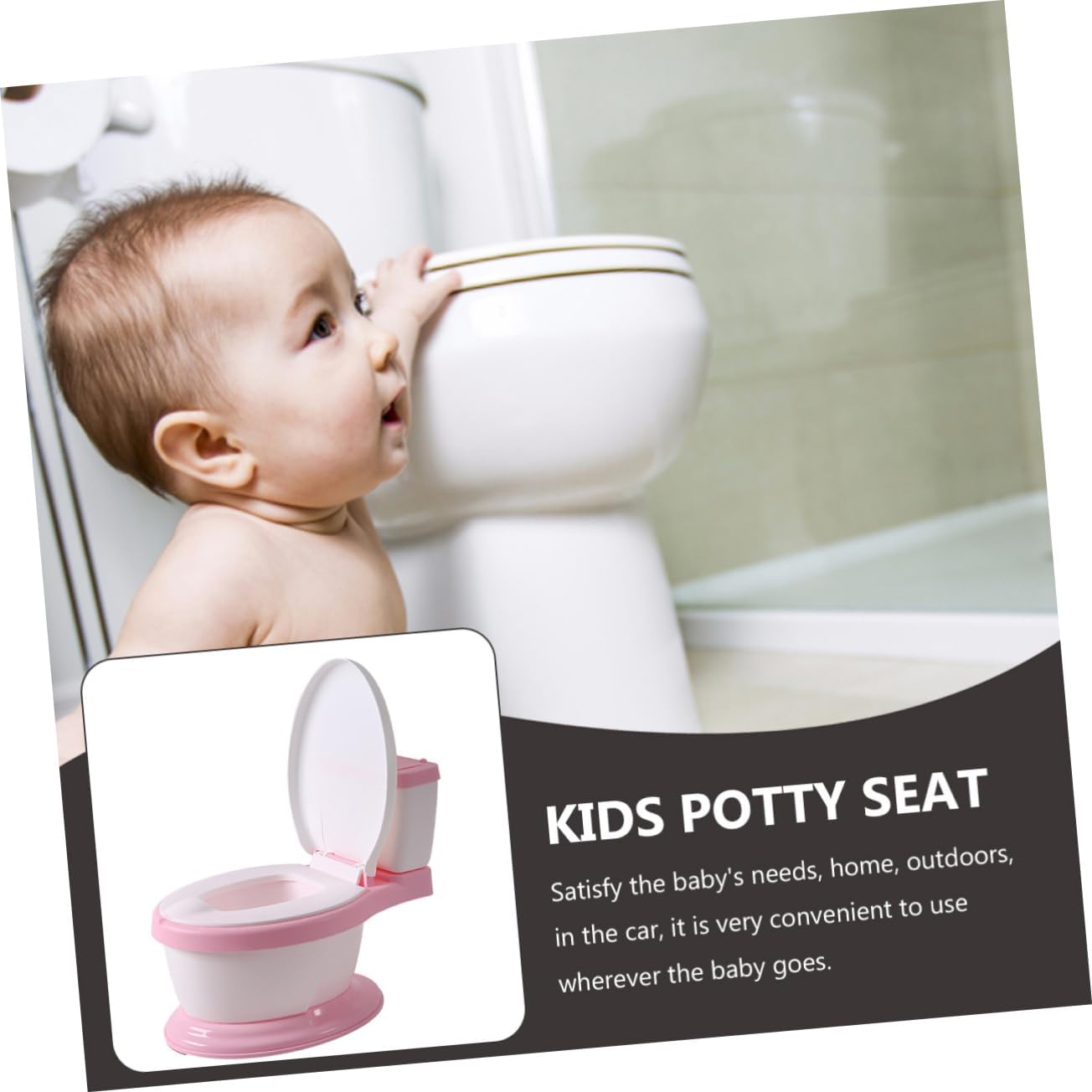 Totority Boys Girls Potty Seat Boys and Girls Training Potty Portable Easy-clean Design