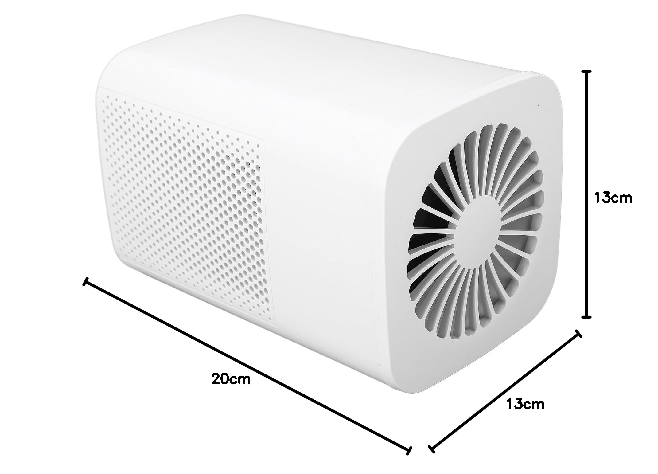 Purificador de aire de alta eficiencia solar alimentado coche filtro limpiador portátil para casa perro gallinero 10w