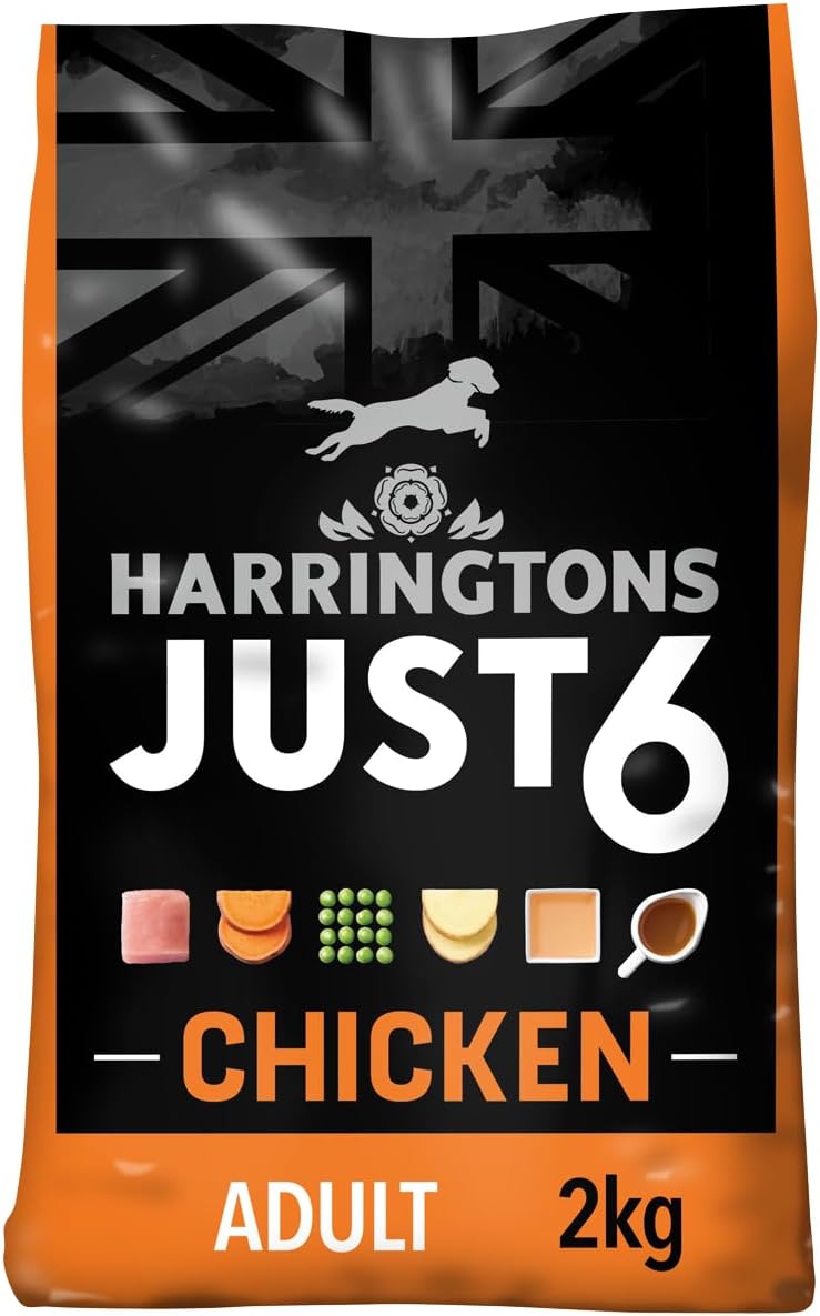 Just 6 Chicken Grain Free Dry Dog Food 2Kg