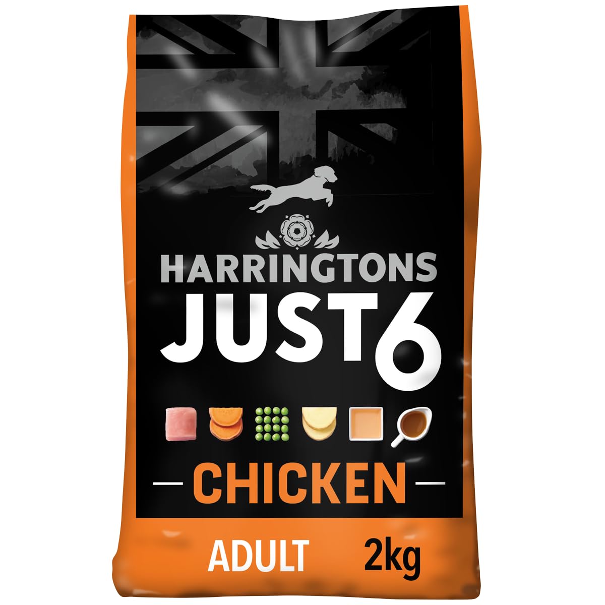 Harringtons Just 6 Chicken Grain Free Dry Dog Food 2KgHarringtons Just 6 Chicken Grain Free Dry Dog Food 2Kg
