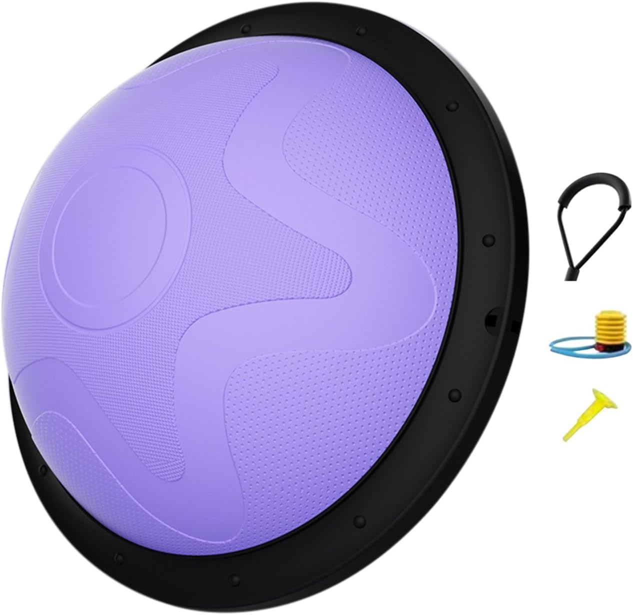 Balance Training Ball, Half Core Exercising Equipment, Core Workout Stability Ball, Fitness for Men Women Family Home Yoga Gym Studio