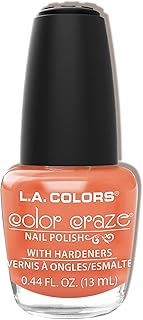 L.A. COLORS Color Craze Nail Polish, Nectarine CNP611