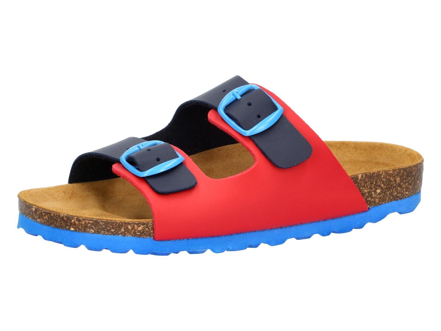 Lico Bioline Colored Kids, Mules, Navy Red, 35 EU