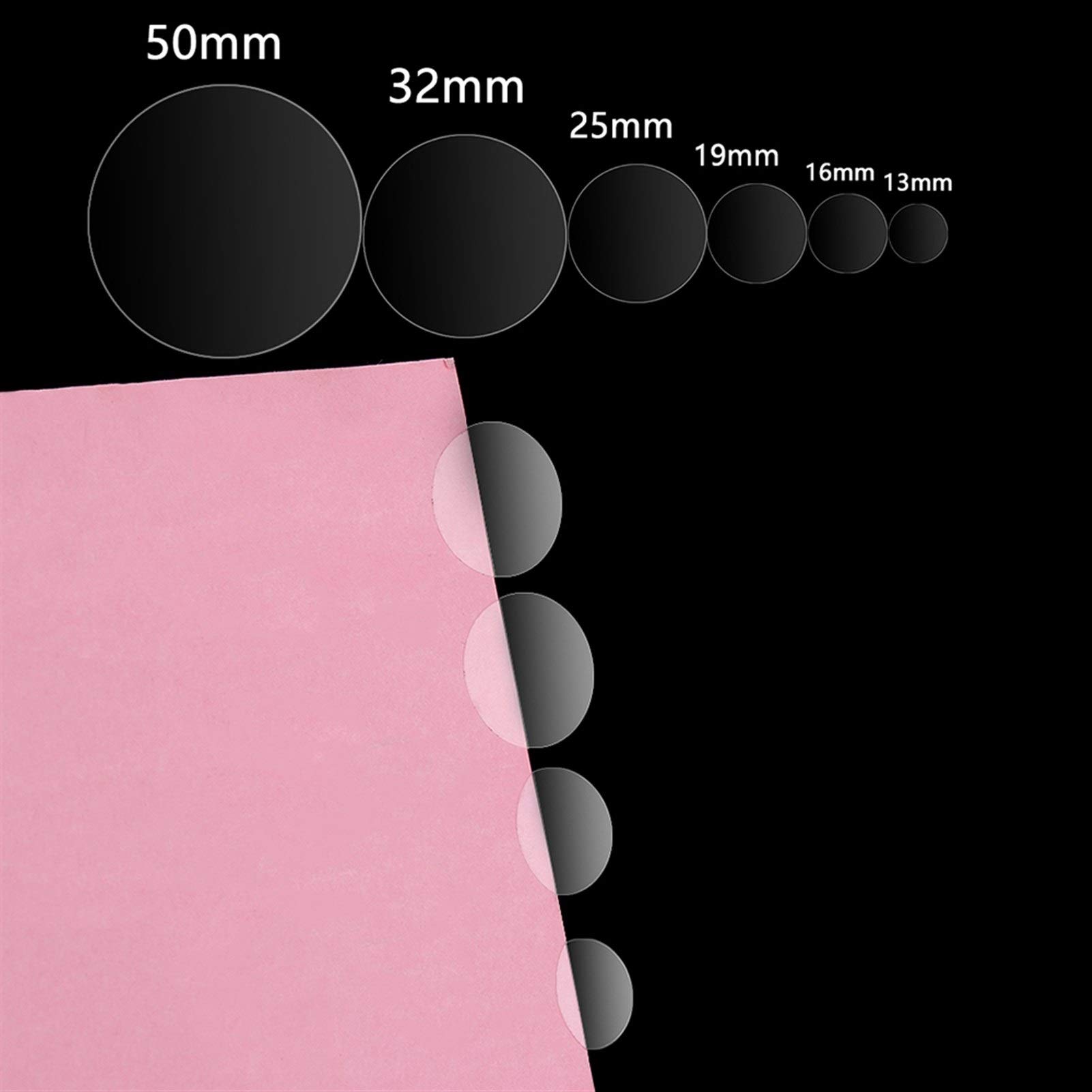 DOITOOL 1000stuks Transparante Ronde Sealing Stickers Zelfklevende
