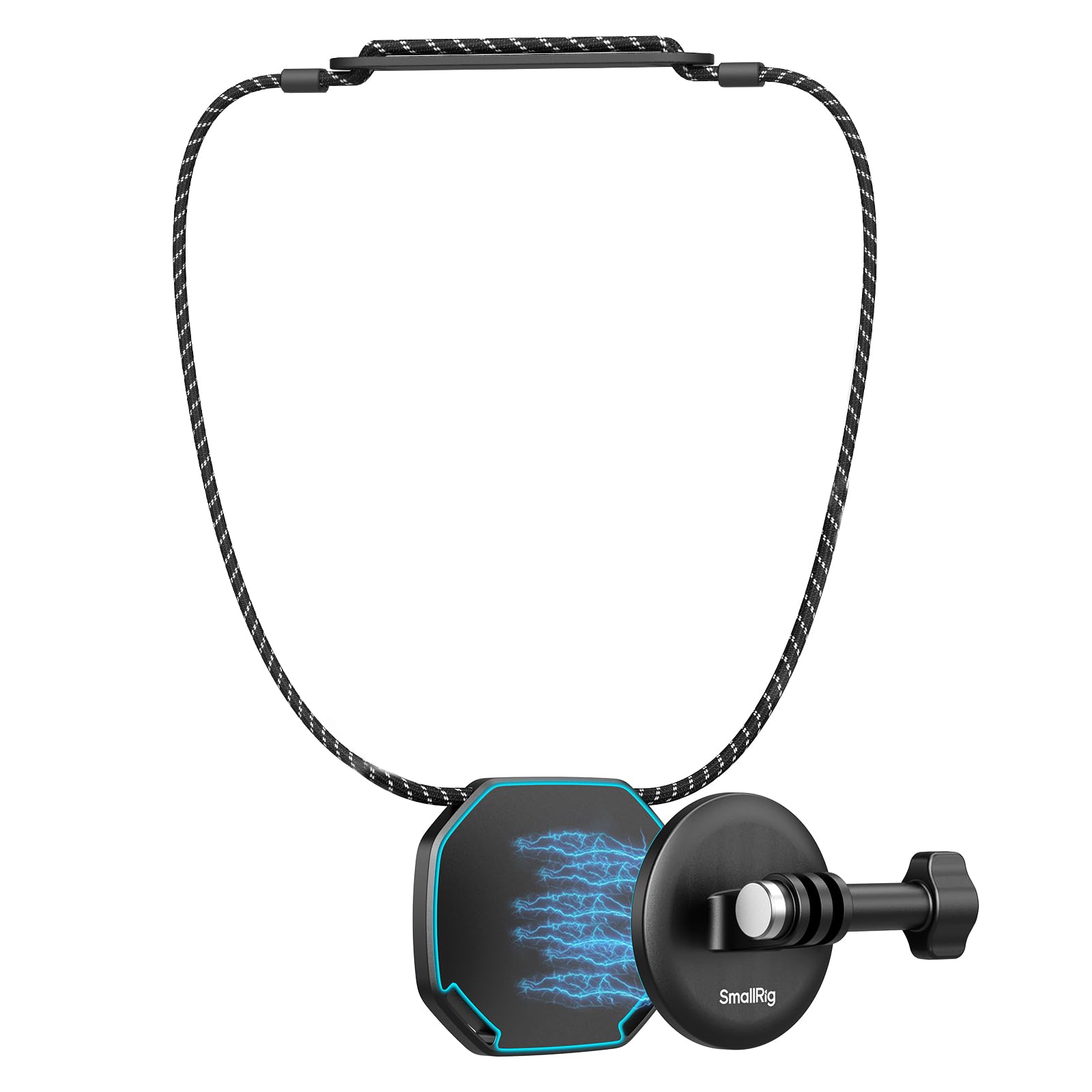 SMALLRIG Supporto magnetico da collo per action cam, supporto da collo a sgancio rapido per GoPro Hero 13/12/11/10/9, per DJI Osmo Action 5 pro/4/3, per Insta360 Ace Pro 2 - 5360