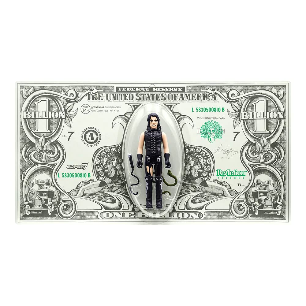 SUPER7 Alice Cooper Billion Dollar Babies Reaction Figure