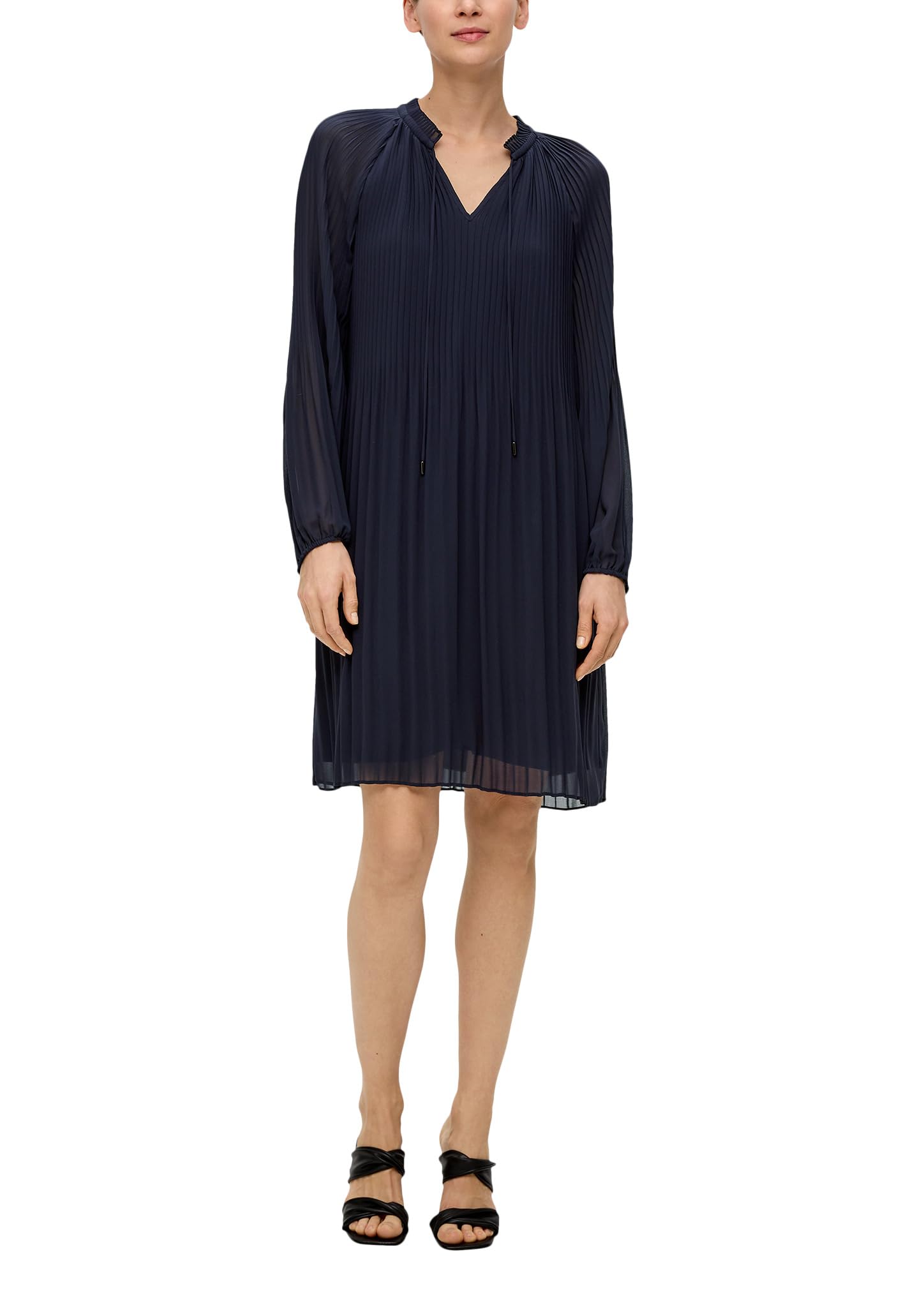 s.Oliver Women's Dress, Blue 5959, 14
