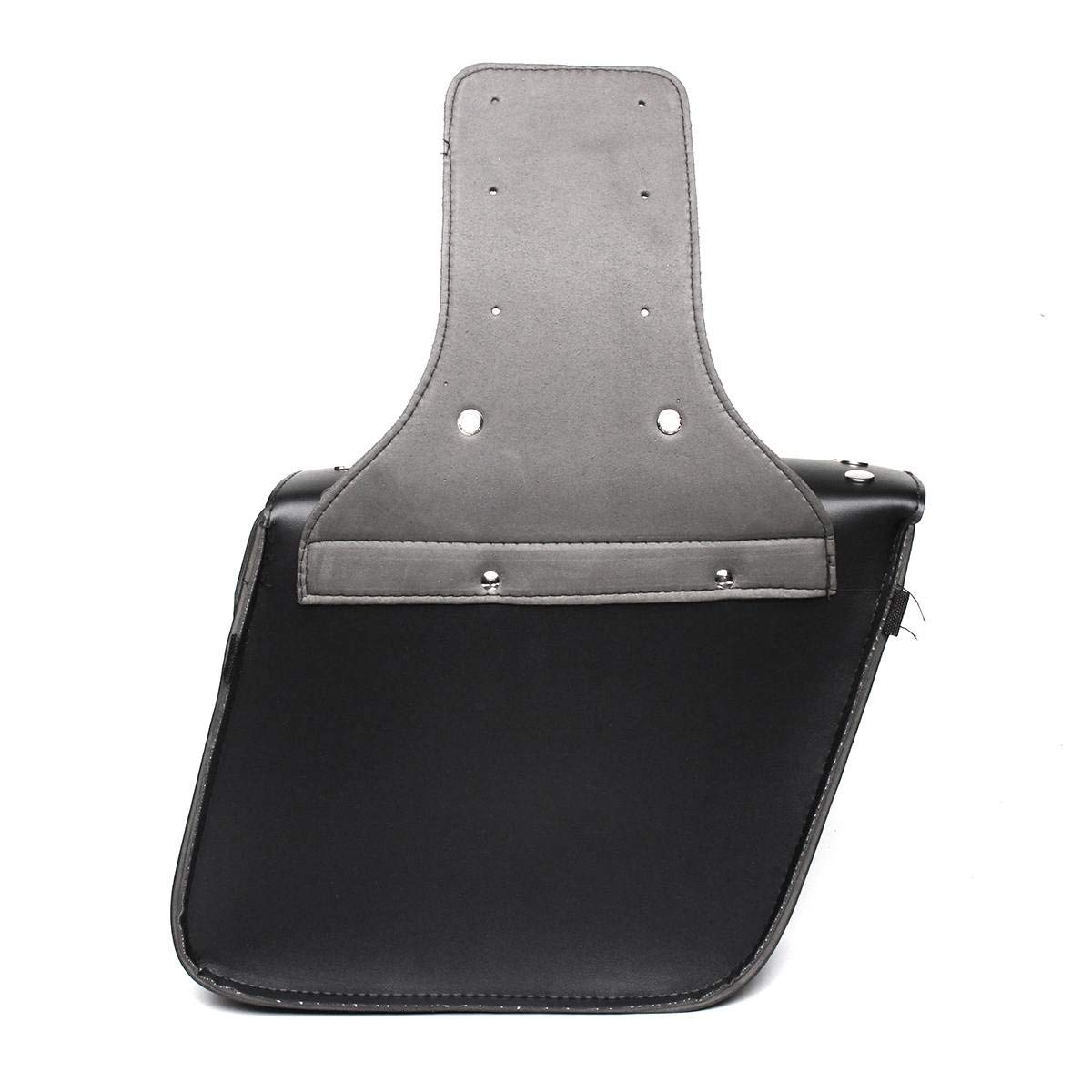 Alforjas Universales para Motocicleta, Bolsa Lateral de Cuero PU para Almacenamiento de Equipaje, Bolsas para Sillín